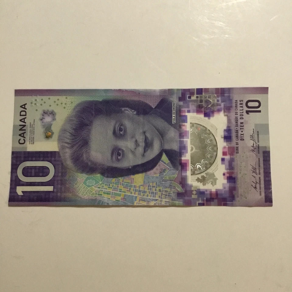 2018 Bank Of Canada 10 Dollar Polymer Birthday Note FFD 2004 7 10 Rare Unique￼ - Image 4 of 4