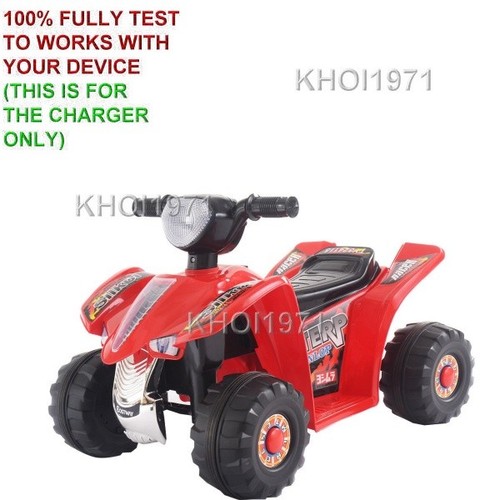 8F WALL Charger AC adapter 4= RED TY324115 COSTWAY ATV Quad 4 Wheeler Ride On 6V - Picture 2 of 4