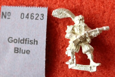 Games Workshop Warhammer Mordheim Averlanders with Musket Metall Figur OOP 1999