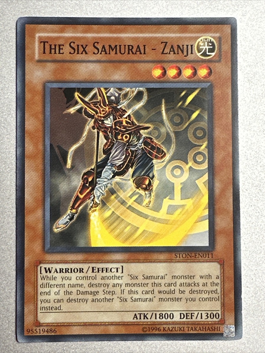1x The Six Samurai - Zanji STON-EN011 YuGiOh Mint/Near Mint Common