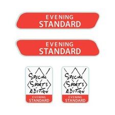 Corgi 421 Bedford 12 cwt Van | Evening Standard Transfer/Decal