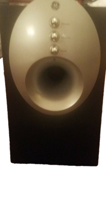 GE Subwoofer Speaker Used RARE VINTAGE-SHIPS N 24 HOURS