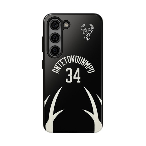 Giannis Antetokounmpo Milwaukee Bucks - Basketball iPhone und Samsung Hülle schwarz - Bild 41 von 43