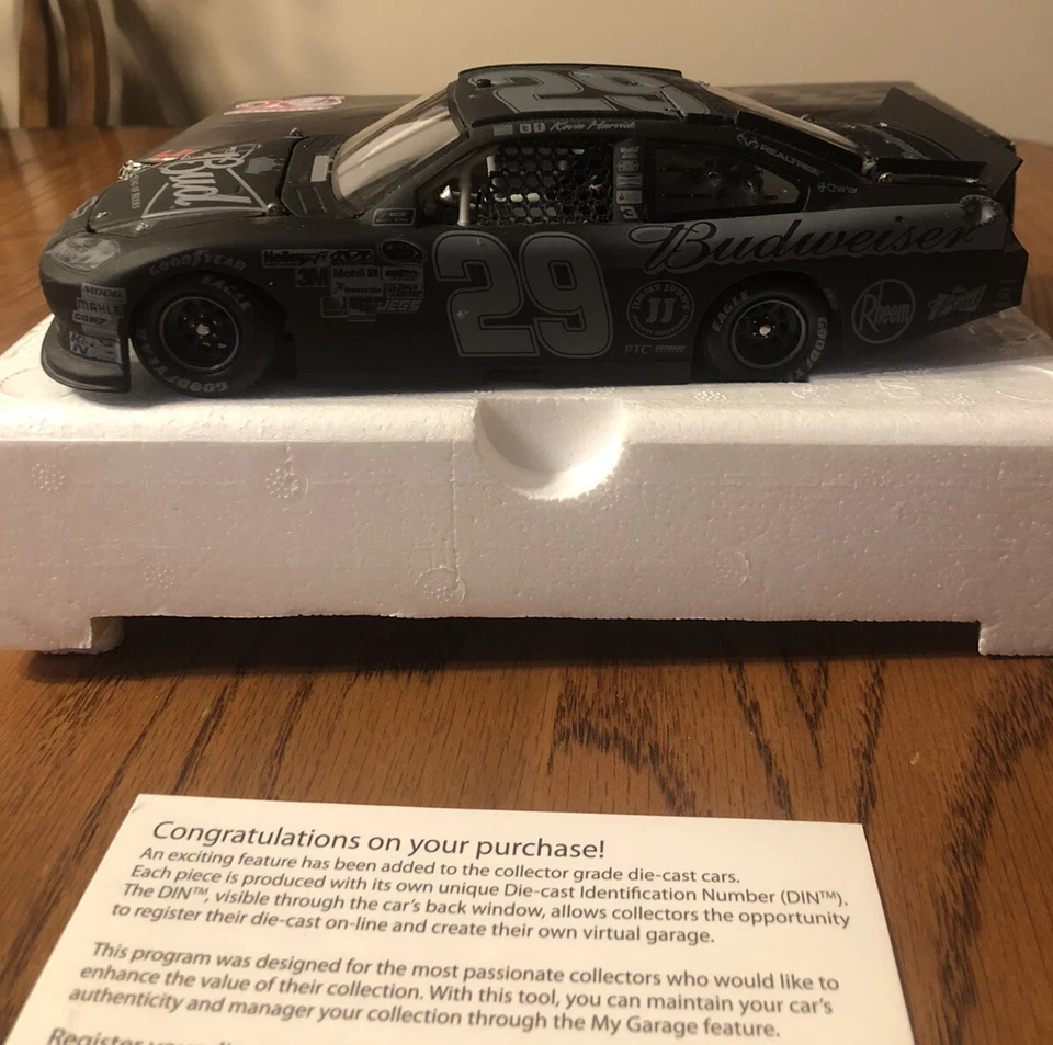 Kevin Harvick #29 Budweiser ARC Stealth 2012 Impala escala 1:24 1 de 300 hecho Foto 4 de 4