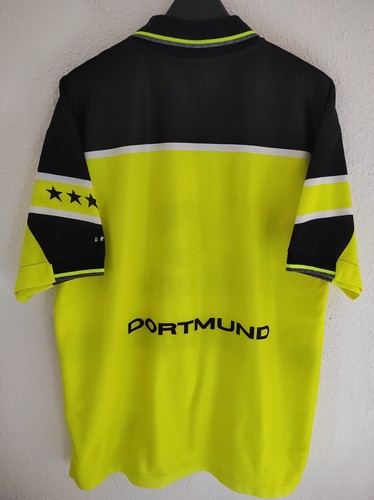 BORUSSIA DORTMUND 1997-1998 camiseta shirt trikot maillot maglia L - Picture 7 of 7