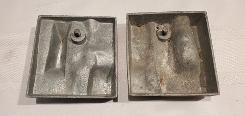 Vintage Metall Spielzeug Gießen Napoleonischer Reiter und Sattel - Bleifigur Form - Bild 2 von 3