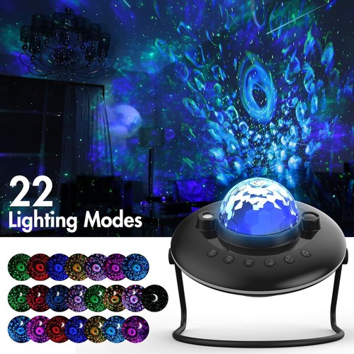 Galaxy Projector light Rotatable Design Night Light With Bluetooth Music Player - Picture 2 of 6