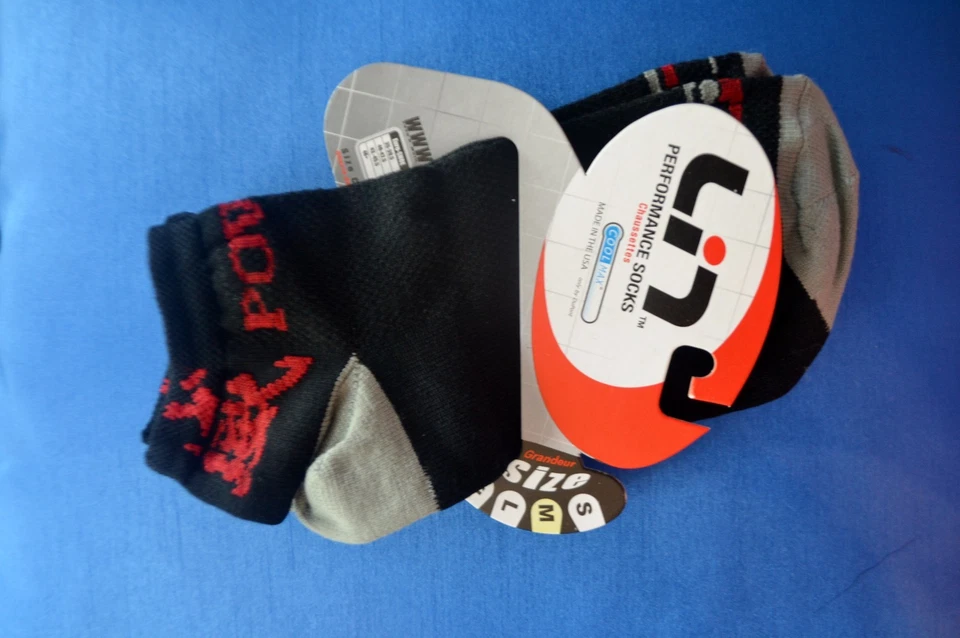 Calcetines Ciclismo Correr Calcetines CoolMax M Negro Lin Rendimiento Idea de Regalo Foto 2 de 2