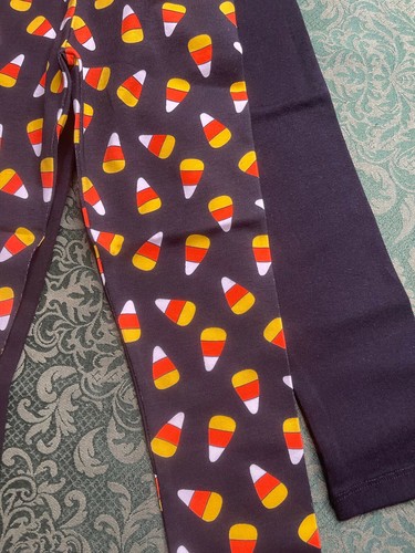 NWT 5t 5 candy corn cats 6p set leggings tops halloween pumpkins children place - Picture 8 of 12