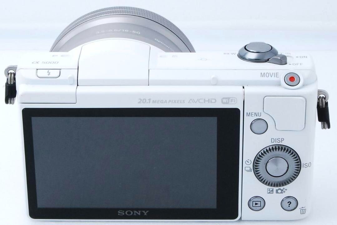 SONY α5000 ホワイト （ILCE-5000）＋SELP1650 Excellent+5] Sony Alpha a5000 ILCE-5000 Mirrorless Camera