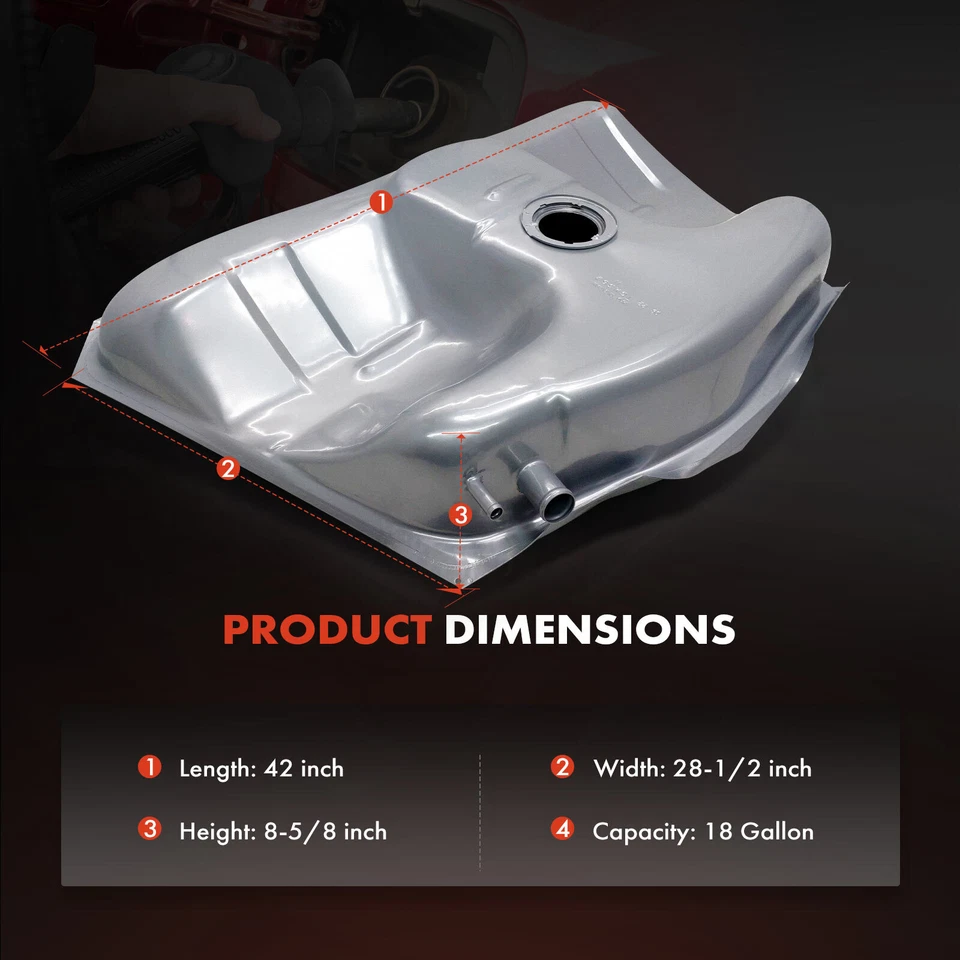 18 Gallons Fuel Tank for Olds Toronado Buick Reatta Riviera Cadillac Eldorado - Image 4 of 4