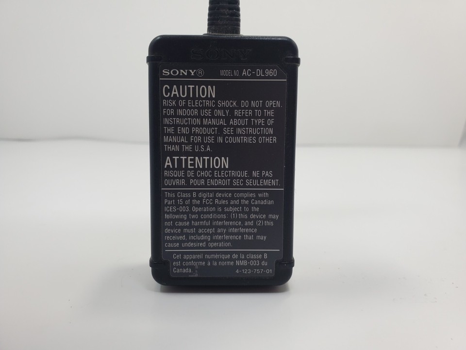 HonzcSR AC/DC - Adaptador compatible con Sony Webbie HD MHS-CM1 CM1V AC