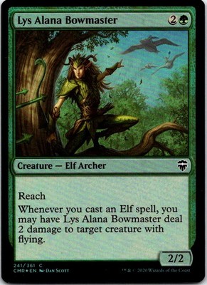 Lys Alana Bowmaster C Foil CMR Commander Legends 241 NM