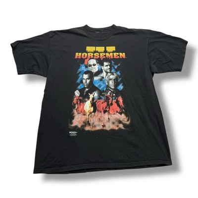 Authentic WCW Vintage Four Horsemen Shirt Size XXL Ric Flair, Chris Benoit, Dean