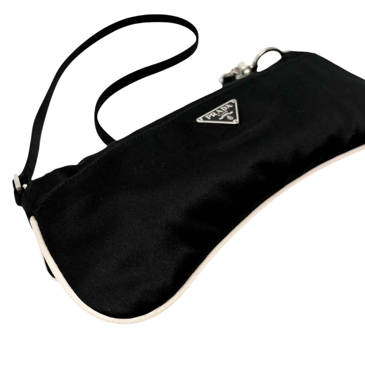 PRADA Vintage Triangle Logo Tessuto Nylon Mini Shoulder Bag