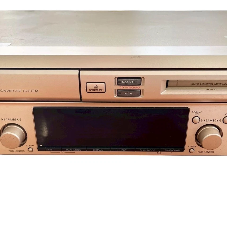 Sony MXD-D40 CD to MiniDisc MD Recorder Player Deck compact disc AC100V 50/60Hz - Image 4 of 4