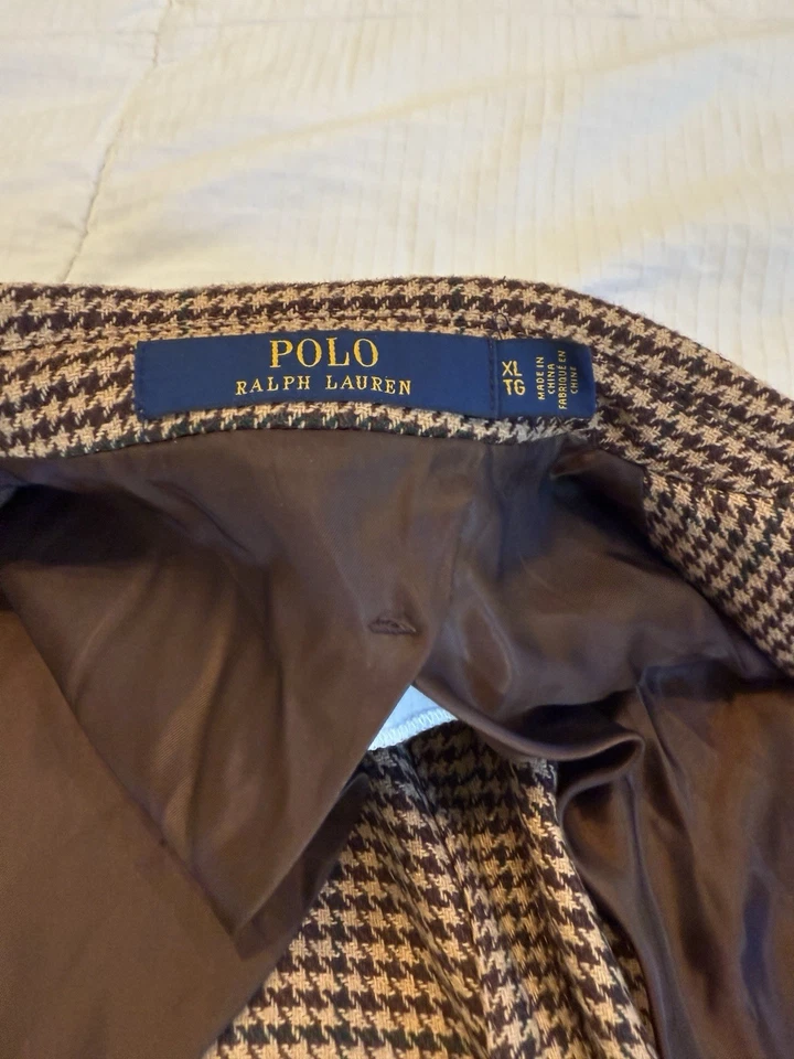 Polo Ralph Lauren The RL67 Houndstooth Linen-Blend Blazer Jacket - Image 4 of 4