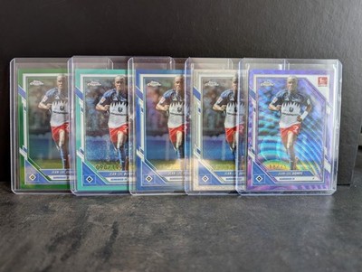 Topps Chrome Bundesliga 2026 Jean-Luc Dompé Lot Of 5 Numbered Cards...