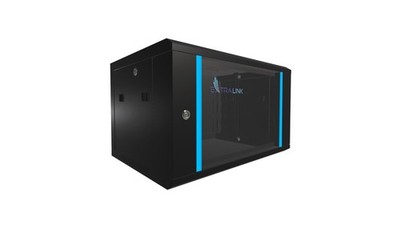 5902560367225 Szafa rack montowana na ścianie Extralink 6U 600x450 Czarna Extral