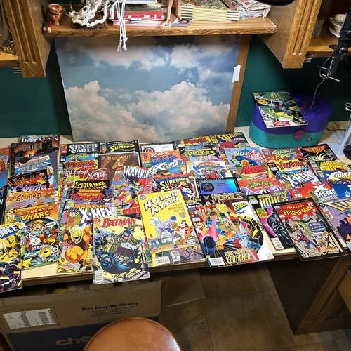 Lot of Comics Spider-Man Marvel Vintage 1990s Turtles Batman punisher DC