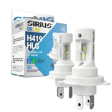 Kit LED Auto H4-h19 12V 6000k Sirius Oeled – Lampadine Fari Bianche Plug&play - Miniatura 1