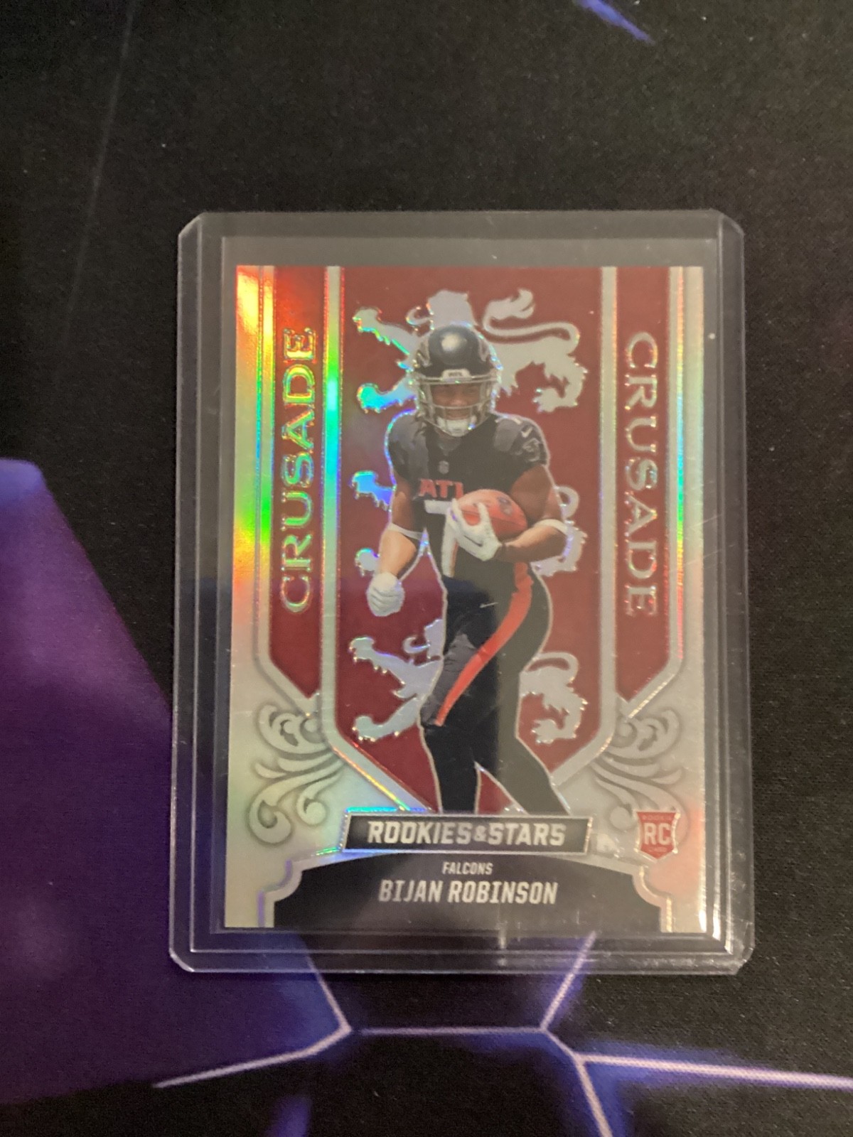 2023 Panini Rookies & Stars - Crusade Bijan Robinson #CR-2 Silver Prizm (RC)