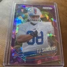 2025 Panini Prizm TJ Sanders Purple Cracked Ice Prizm /225 Rookie