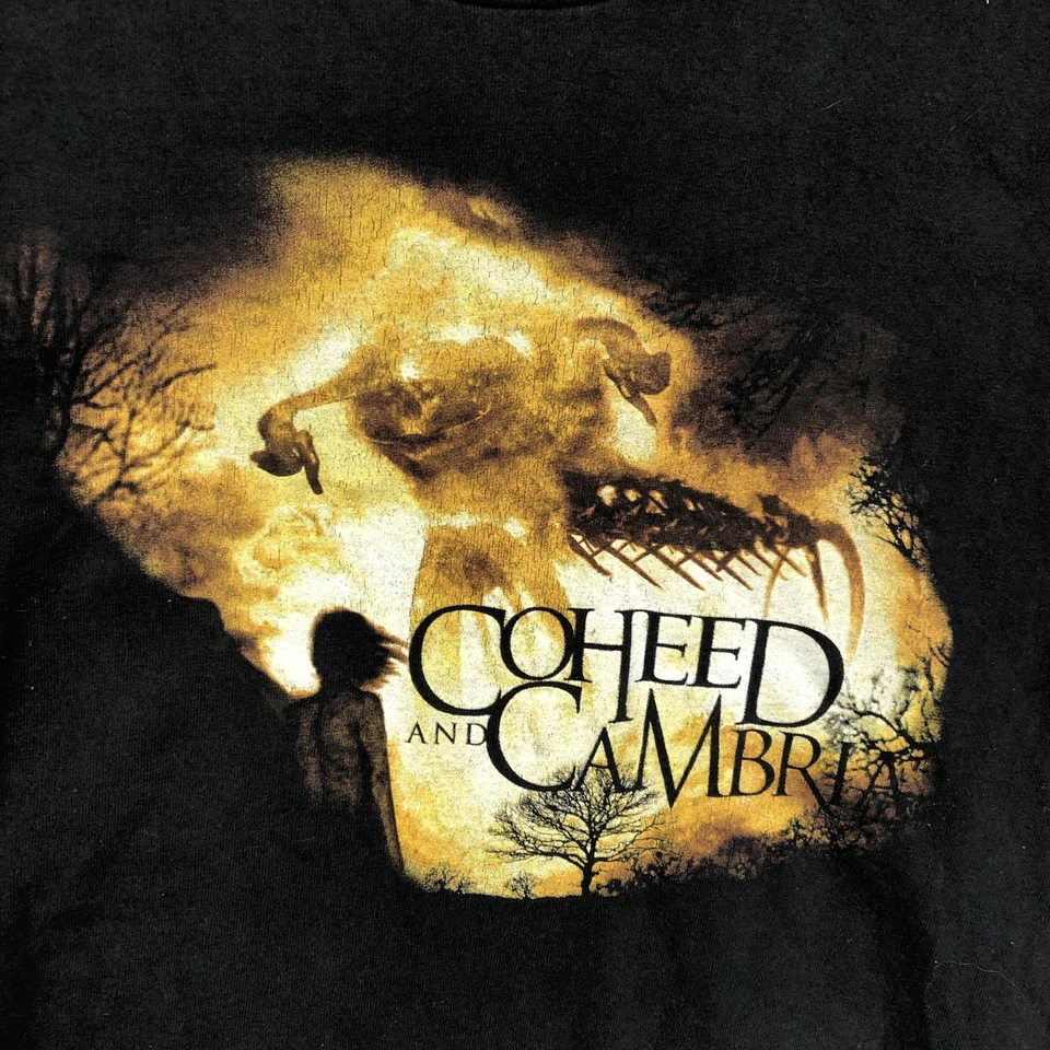 Coheed And Cambria Shirt Youth Medium Black Band Graphic Tee Rock Music - Image 2 of 4