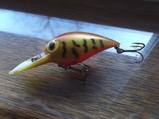 Older Pre Rapala Storm Wiggle Wart V-38 Green Crawdad