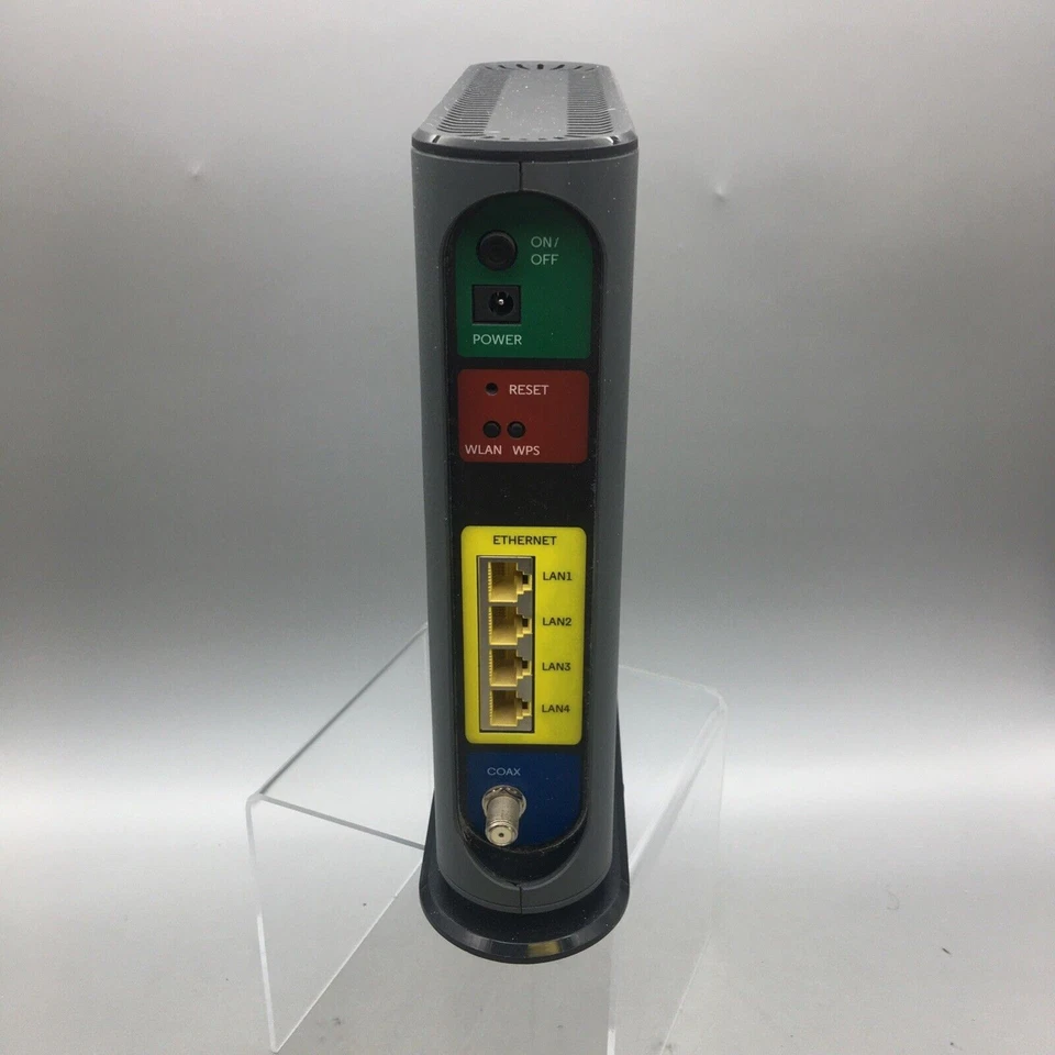 MOTOROLA MG7315 8x4 Cable Modem Plus N450 Single Band Wi-Fi Router Used H04 - Image 3 of 4