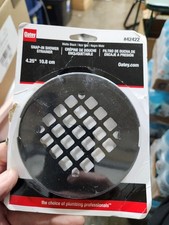 Oatey 4-1/4 in. Round Snap-Tite Shower Strainer Matte Black Model 42422
