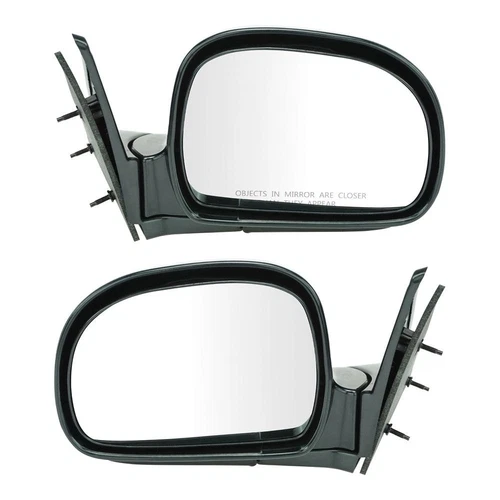 TRQ MRA04823 Manual Side View Mirrors For Chevy S10 1994-1998 LH OR RH 15150850