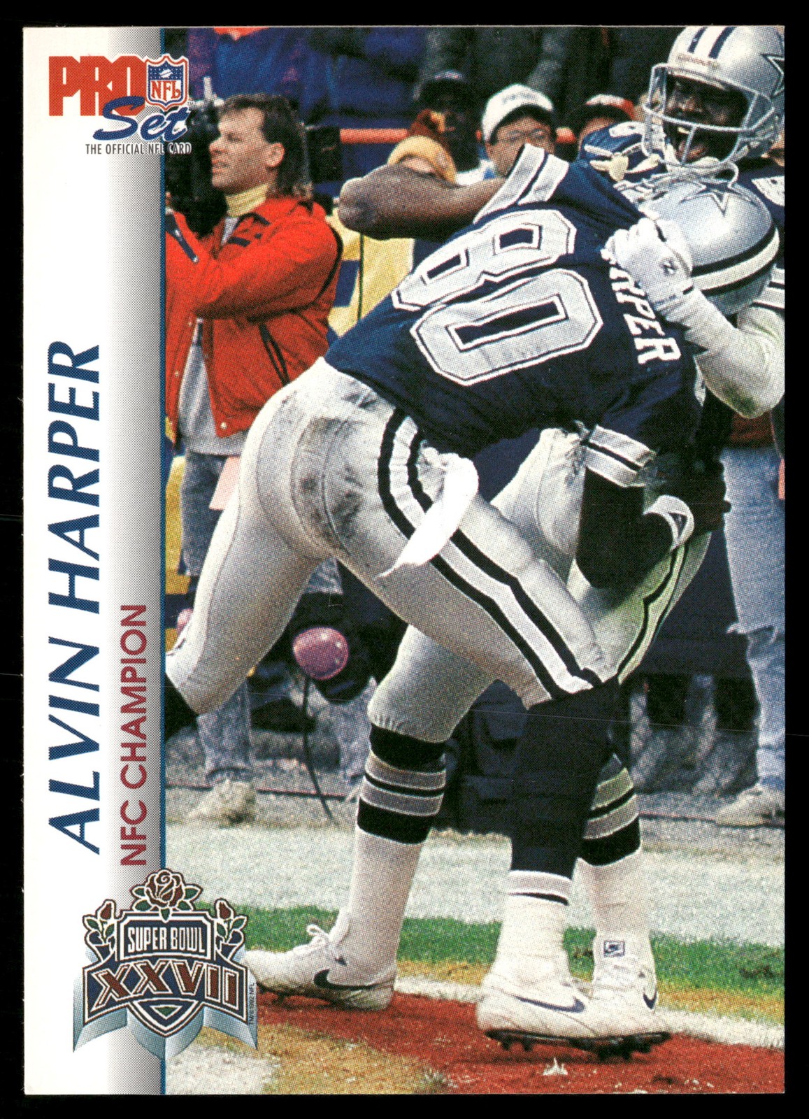 1992-93 Pro Set Super Bowl XXVII #XXVII Alvin Harper