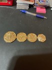 LOT of 4 LORD OF THE RINGS HOBBIT SMAUG COIN REPLICAS-WETA BOUGHT NEW ZEALAND — photo 3