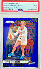 2024 Panini Prizm WNBA Sophie Cunningham Blue Velocity #117 PSA 9 Mint