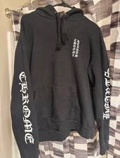 Chrome Hearts Mens Black Cotton Fleece Pullov...