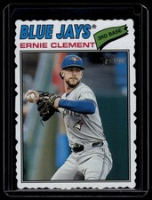 2026 Topps Heritage #21 Ernie Clement Deckle Edge