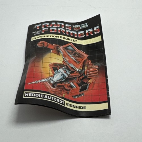 1984 G1 Transformers IRONHIDE Figure Hasbro Takara Near Complete Miss 1 Missile - Picture 7 of 24