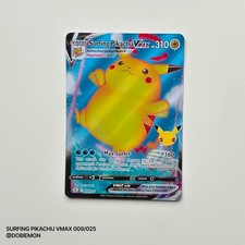 Surfing Pikachu VMAX 009/025 Holo Rare Pokémon Celebrations NM