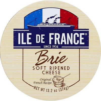 The Île de France 13.2(374g) oz Brie Cheese French Cheese Pack of 2 New Sealed