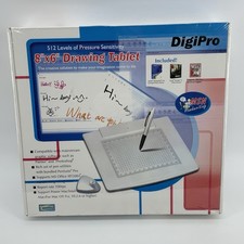 DigiPro Drawing Tablet WP8060 8" x 6" USB Graphics Cordless New Factory Sealed