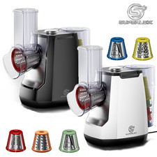SUPERLEX 5in1 Electric Cheese Grater Grater Vegetable Shredder Salad Maker 150W