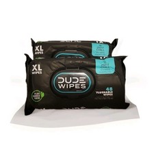 2 Pks Flushable Wet Wipes 48 Count Wet Wipes. Mint Chill. Free Ship 