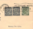 BURMA KGV FDC 1937 SEPARATION FROM INDIA Illustrated Rangoon{samwells}WD90