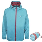Trespass Unisex Adult Shell Lightweight Rain Foldable Packaway Jacket - Qikpac