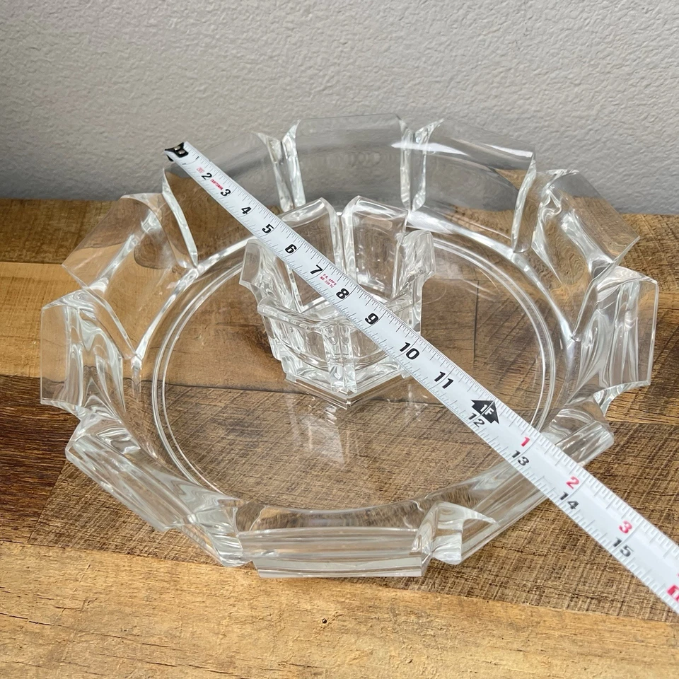 De colección Granulares Carlisle Regal Chip N Dip Lucite Acrílico Transparente Chip Veggie Foto 3 de 4