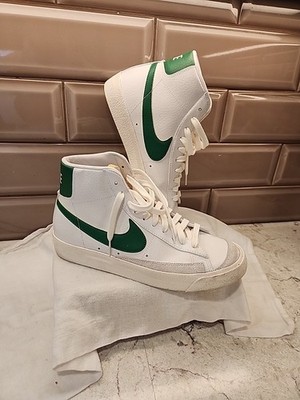 Nike Blazer Mid  77 Sneakers Men s Size 9 White Pine Green BQ6806-115 NO BOX 
