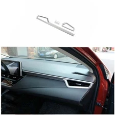 For Toyota Corolla 2020-2023 Matte Silver Center Console Dash Vent Strip Trim 3X