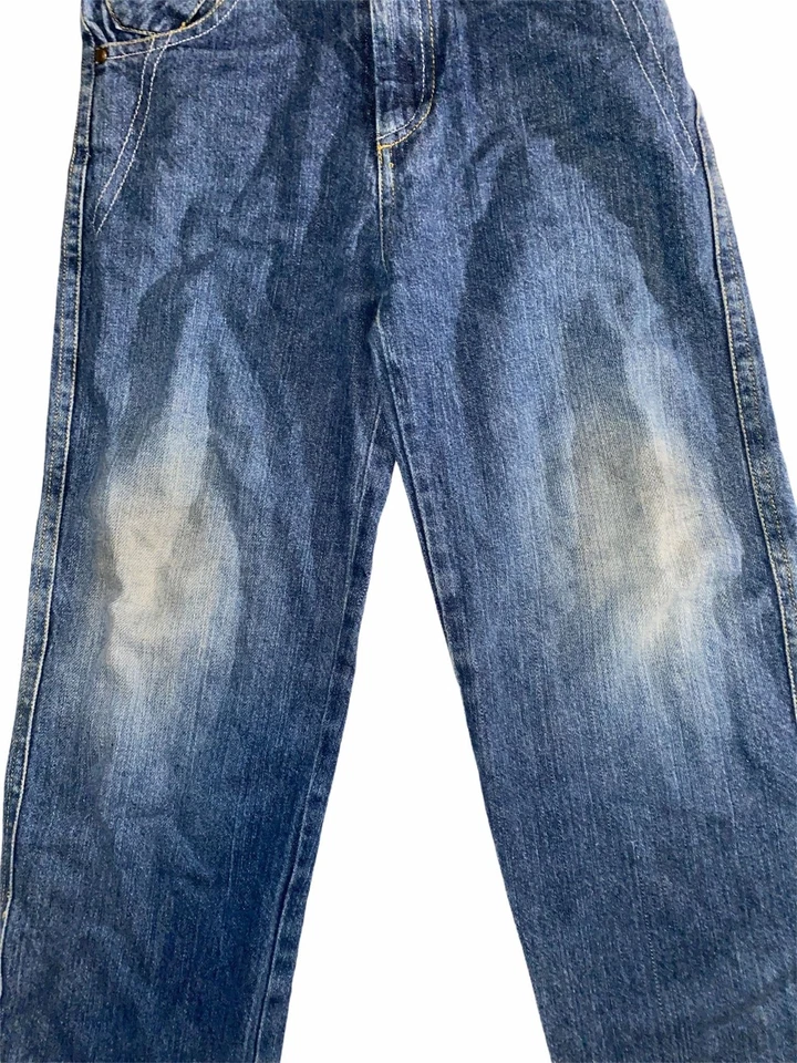 Jeans Tuff Guys azules para niños talla 7 denim desgastado ropa informal Foto 4 de 4