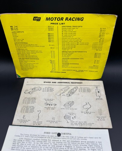 Job Lot Vintage Airfix Motor Racing 1/32 Instruction Manuals & Driver’s Guides - Picture 5 of 12